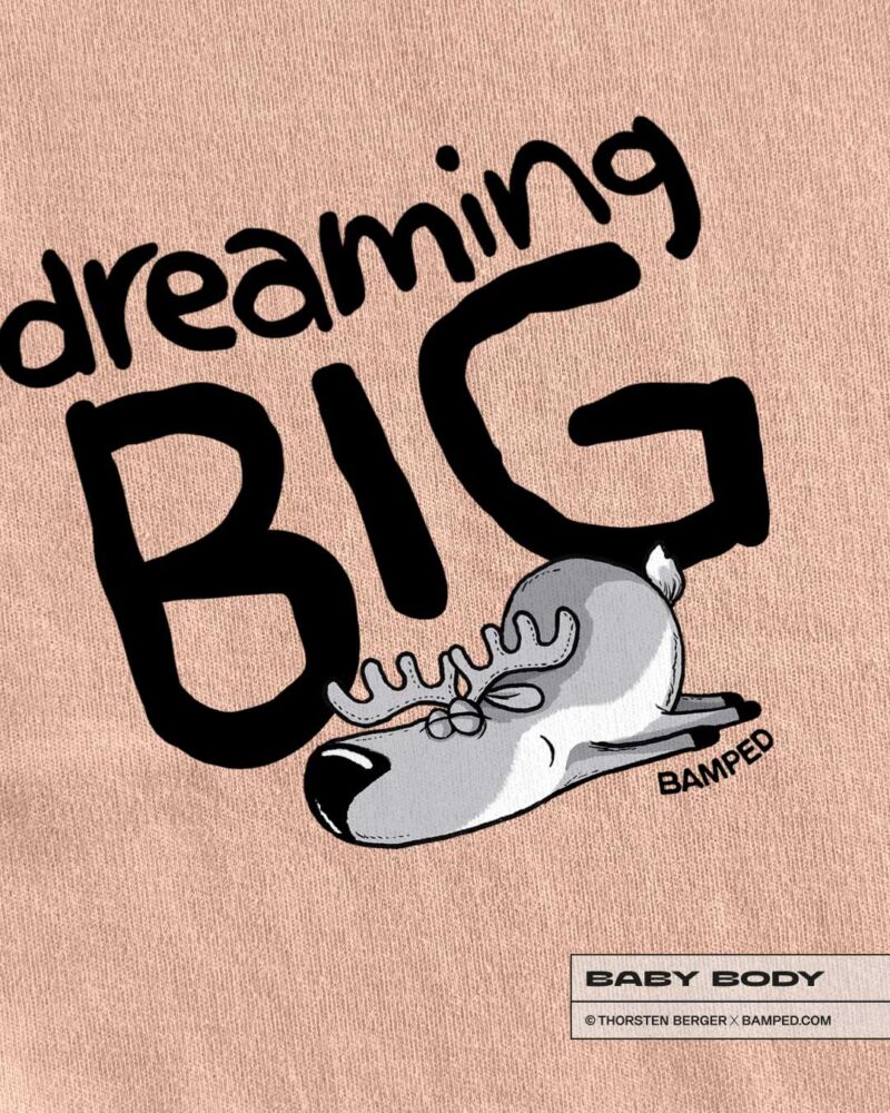 BABY BODY "RENTIER RUDI DREAM BIG" / PEACH – Bild 2