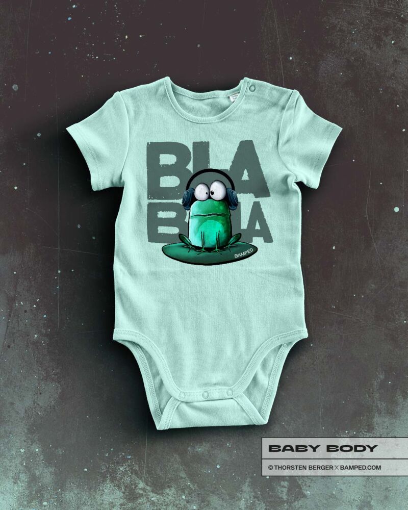 BABY BODY "FROSCH EDDY" / CARIBBEAN BLUE – Bild 1