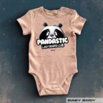 BABY BODY PANDASTIC" / PEACH