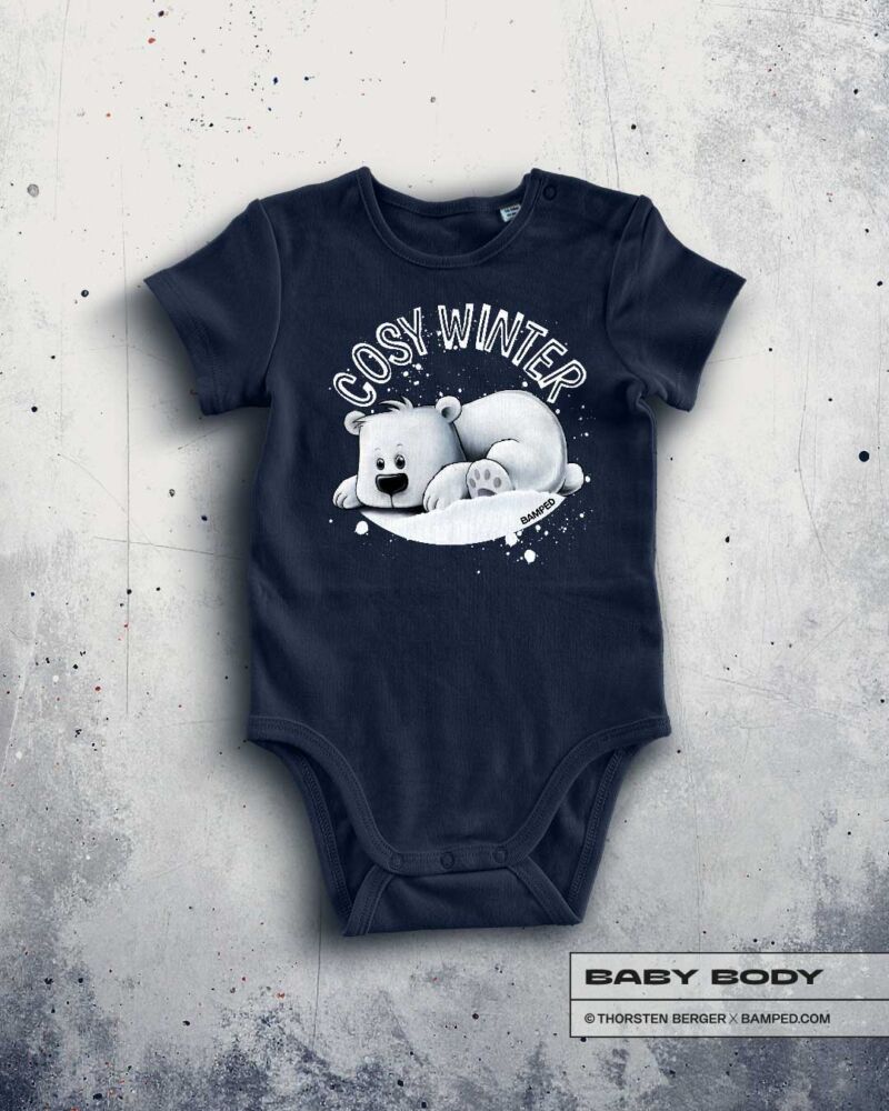 BABY BODY "POLA BEAR WINTER" / NAVY BLUE – Bild 1