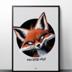 ART PRINT "FOX DEVILS WILD"