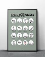 ART PRINT "XMAS RETREAT" / GREEN