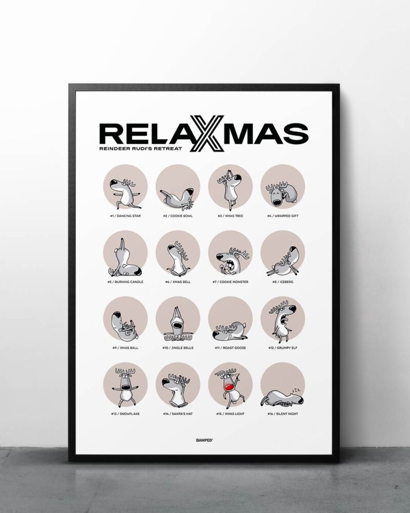 ART PRINT "XMAS RETREAT" / WHITE – Bild 3