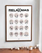 ART PRINT "XMAS RETREAT" / WHITE