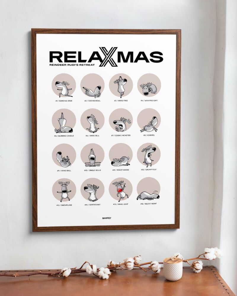 ART PRINT "XMAS RETREAT" / WHITE – Bild 1