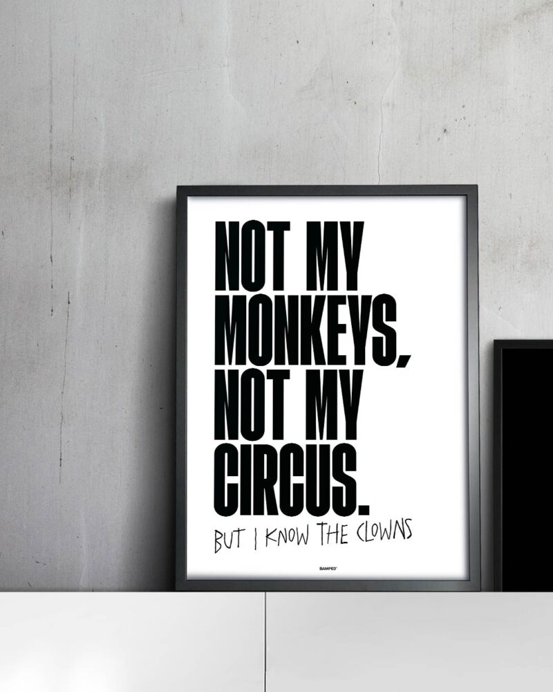 ART PRINT "NOT MY MONKEYS" – Bild 3