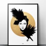 ART PRINT "MYSTERY LADY"