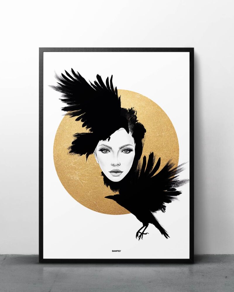ART PRINT "MYSTERY LADY" – Bild 1