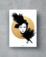 ART PRINT "MYSTERY LADY" – Bild 3