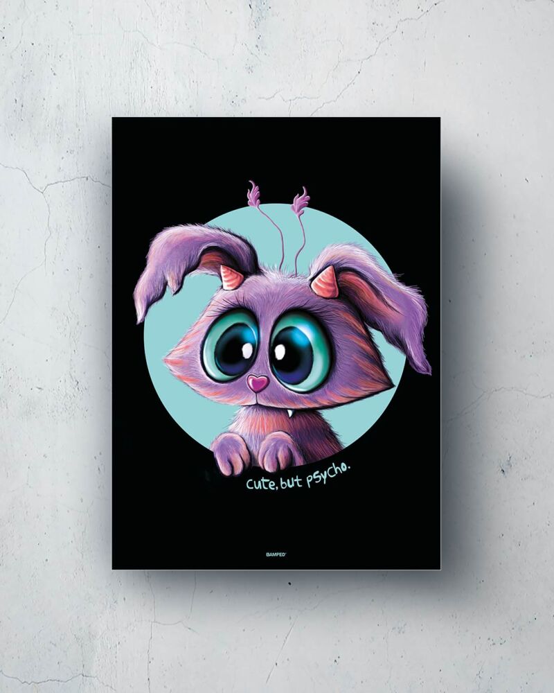 ART PRINT "PSYCHO" / MONSTA COLLECTION – Bild 3