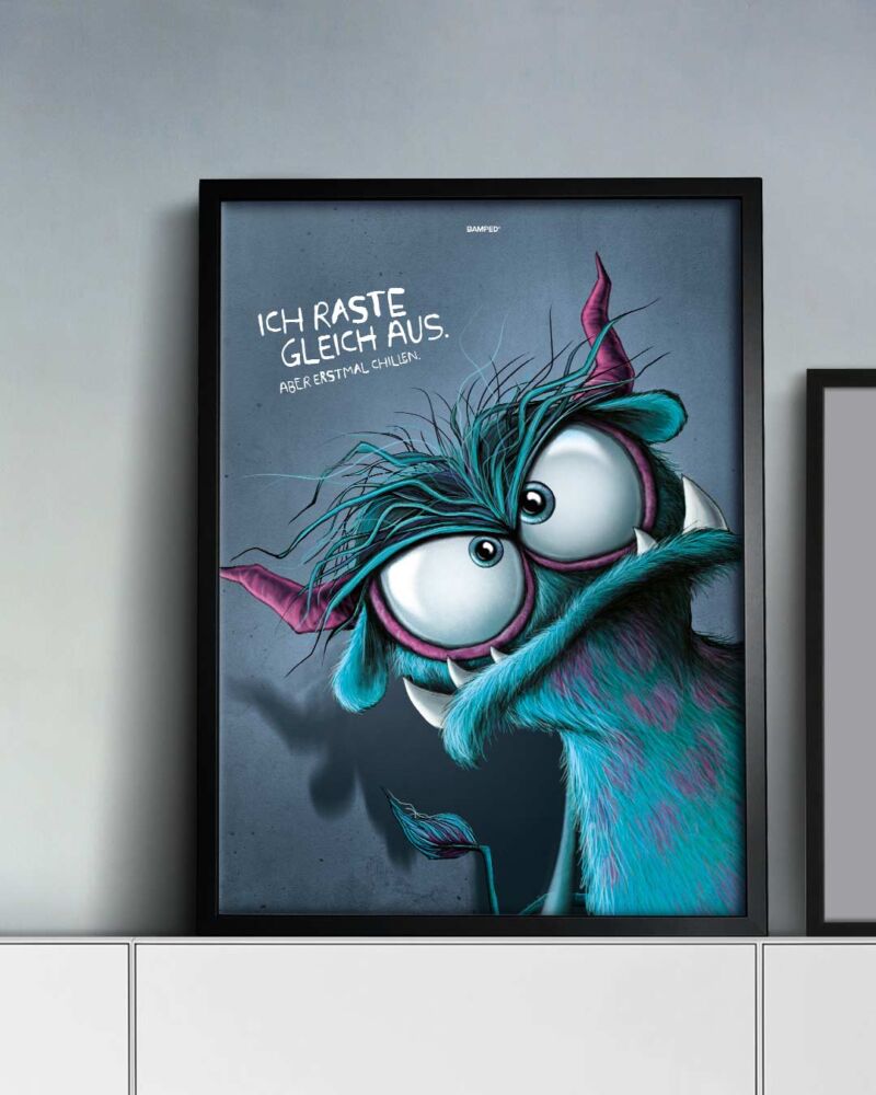 ART PRINT "AUSRASTEN" / MONSTA COLLECTION – Bild 4