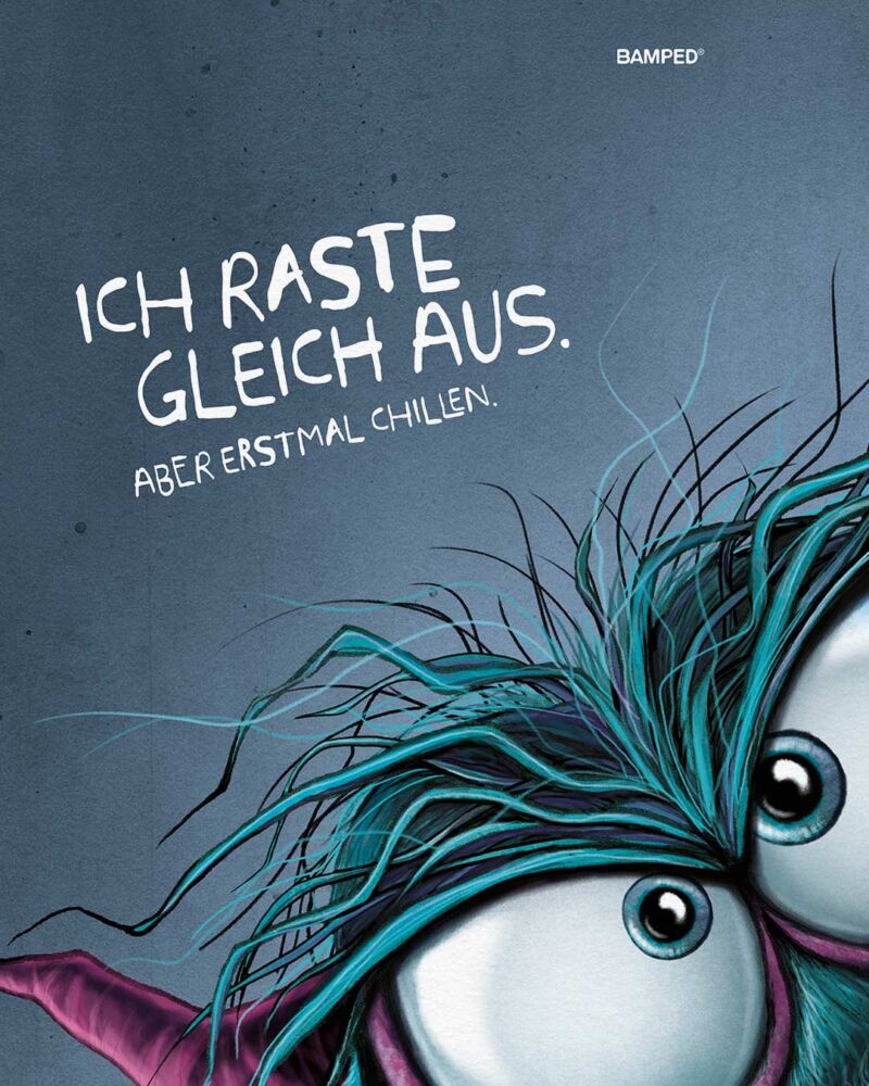 ART PRINT "AUSRASTEN" / MONSTA COLLECTION – Bild 3