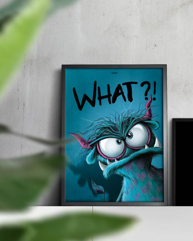 ART PRINT "WHAT" / MONSTA COLLECTION – Bild 3