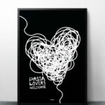ART PRINT "PASTA LOVERS"