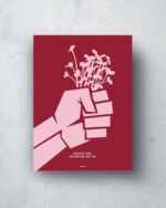 ART PRINT "KRESSE HALTEN" / RED – Bild 3