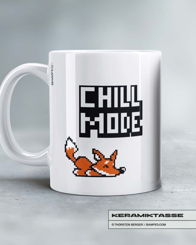 KERAMIKTASSE "CHILL MODE" / FOX – Bild 4