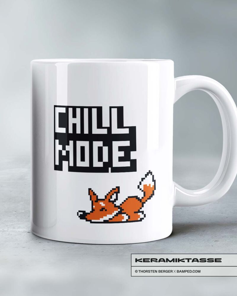 KERAMIKTASSE "CHILL MODE" / FOX – Bild 2