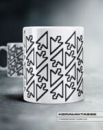 KERAMIKTASSE "PIXEL" / MOUSEOVER