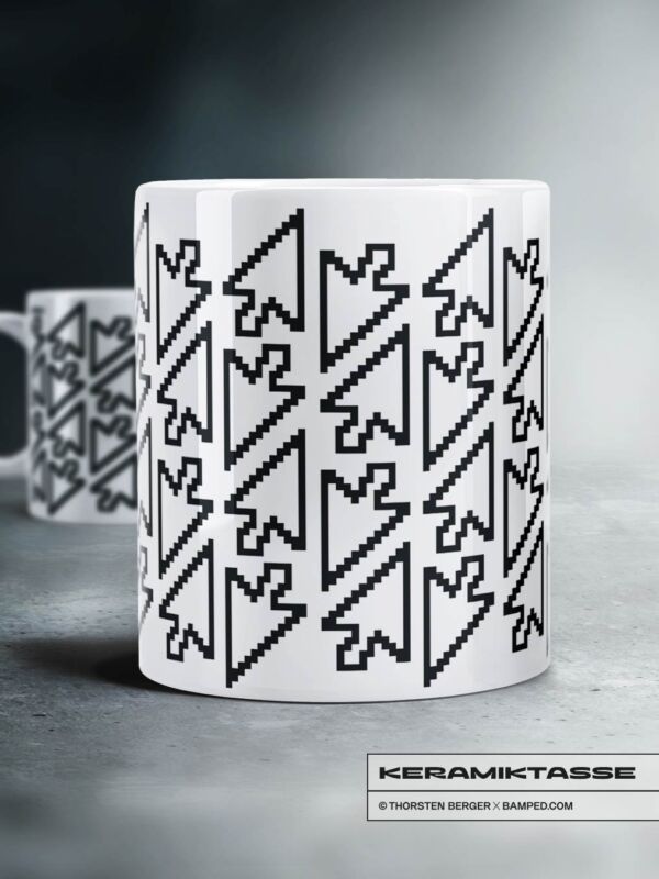 KERAMIKTASSE "PIXEL" / MOUSEOVER