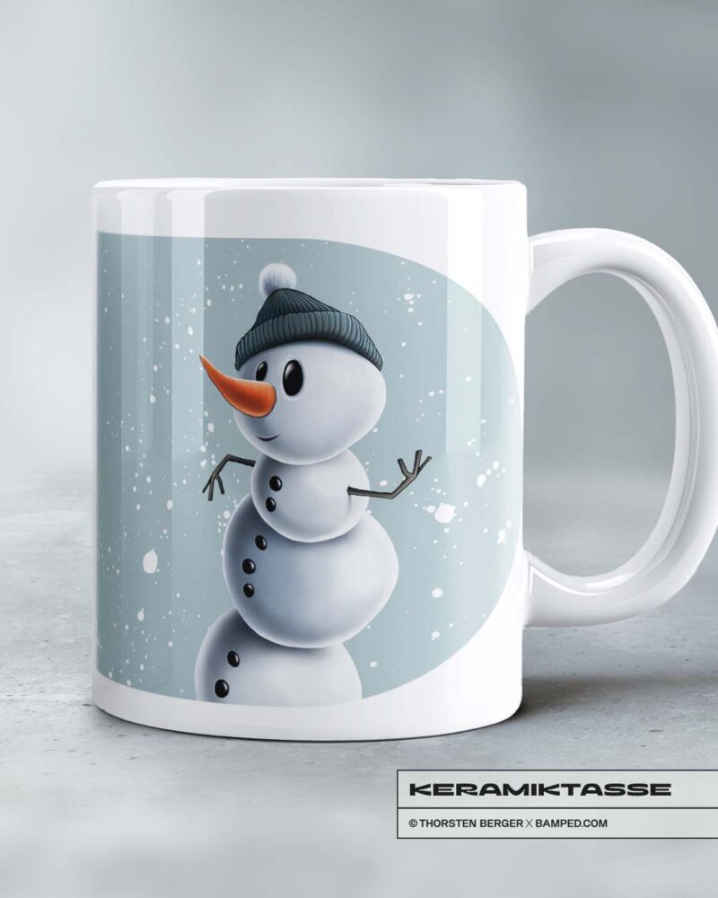 KERAMIKTASSE "SNOWMAN" – Bild 2