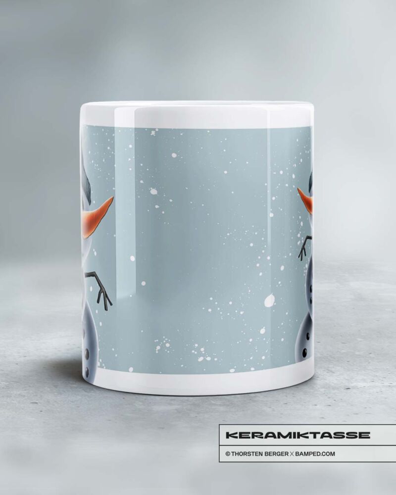 KERAMIKTASSE "SNOWMAN" – Bild 3