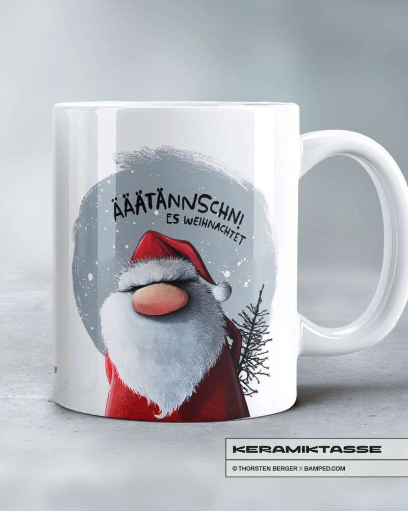 KERAMIKTASSE "SANTA CLAUS" / ÄTÄNNSCHN – Bild 4