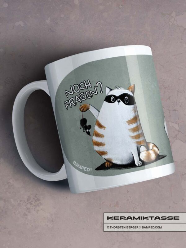 KERAMIKTASSE "NOCH FRAGEN"