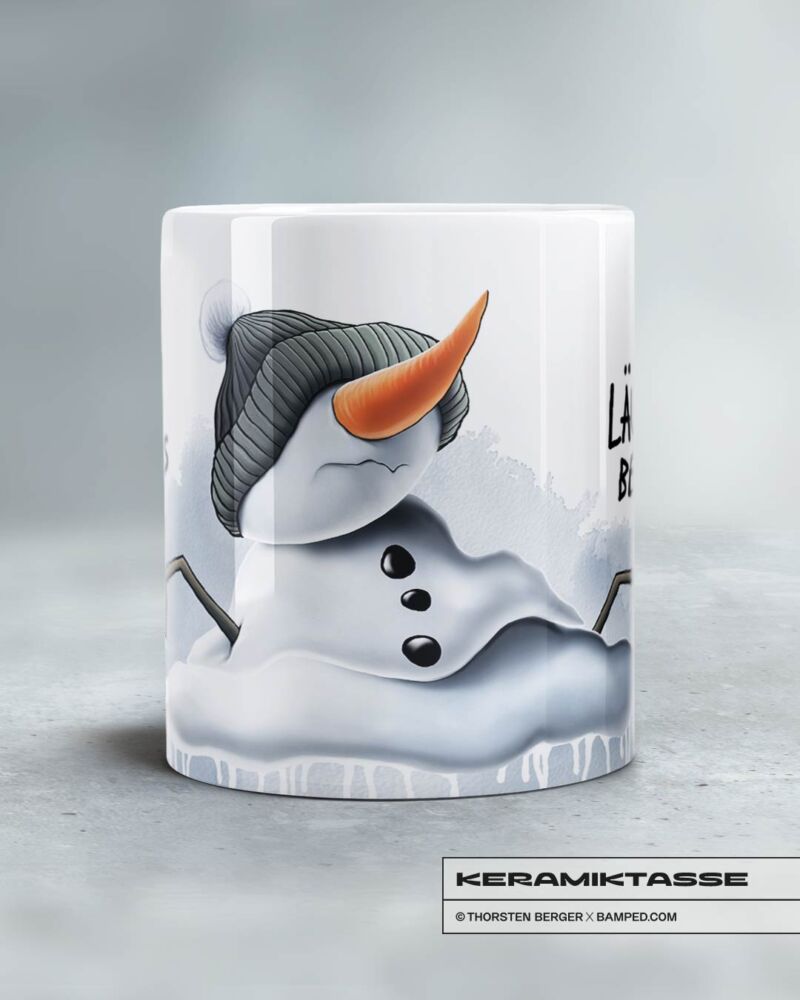 KERAMIKTASSE "MELTING SNOWMAN" – Bild 3