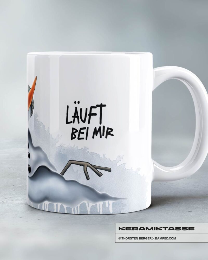 KERAMIKTASSE "MELTING SNOWMAN" – Bild 4