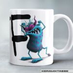KERAMIKTASSE "WTF" / MONSTA COLLECTION