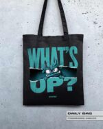 BAUMWOLLTASCHE "WHATS UP" / MONSTA COLLECTION