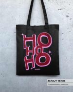 BAUMWOLLTASCHE "HoHoHo" – Bild 3