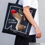 BAUMWOLLTASCHE "RENTIER RUDI" / GLÜHWEIN