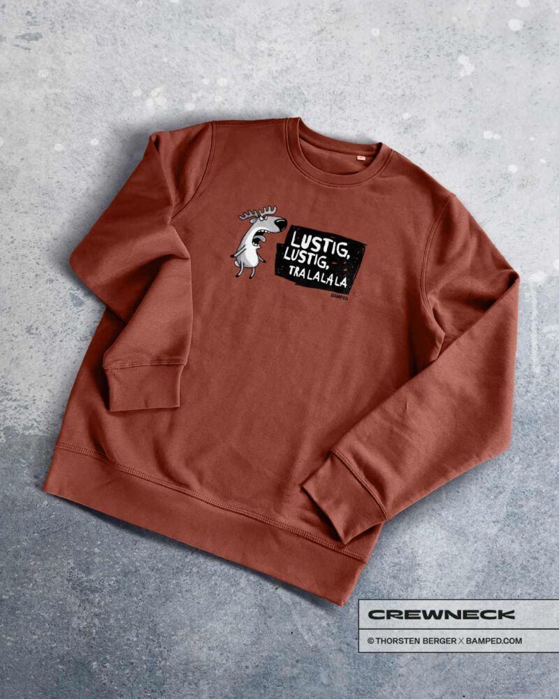 UNISEX SWEATER "RENTIER RUDI" / TRA LA LA LA LA LA – Bild 9