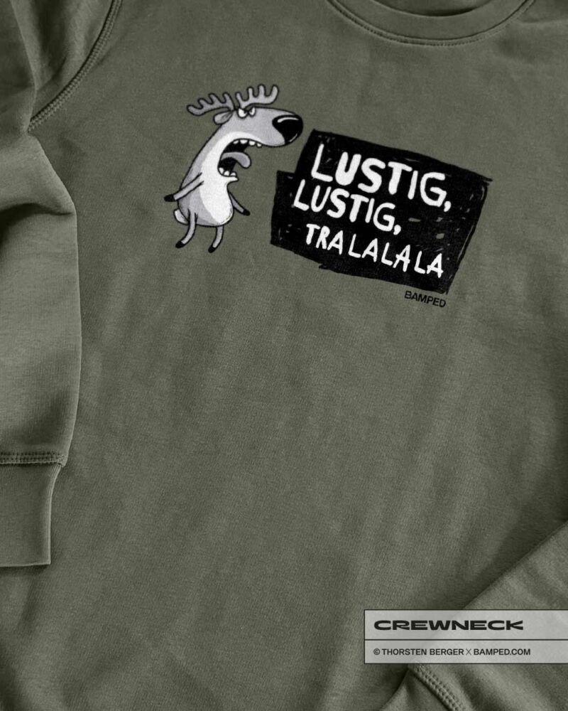 UNISEX SWEATER "RENTIER RUDI" / TRA LA LA LA LA LA – Bild 11