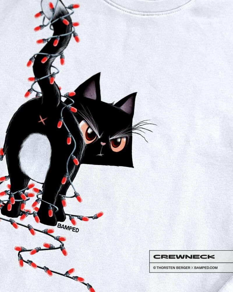 UNISEX SWEATER "MEOWY XMAS" – Bild 9