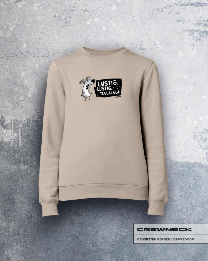 UNISEX SWEATER "RENTIER RUDI" / TRA LA LA LA LA LA – Bild 1