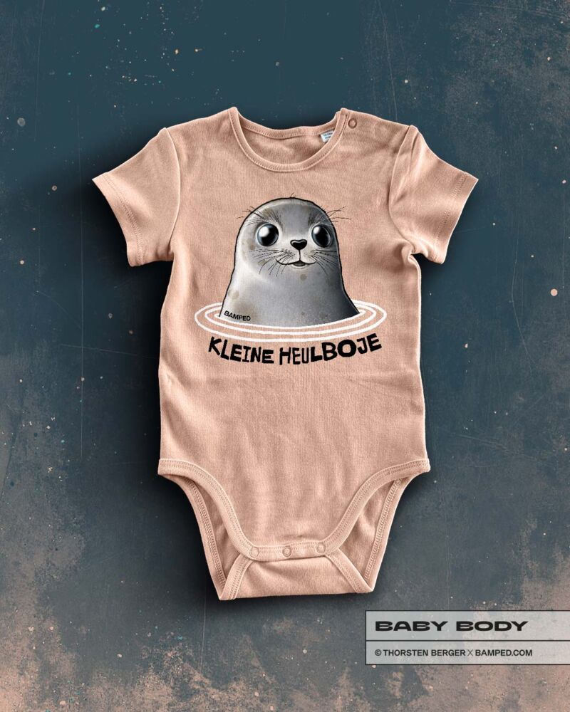 BABY BODY "KLEINE HEULBOJE" / PEACH – Bild 1