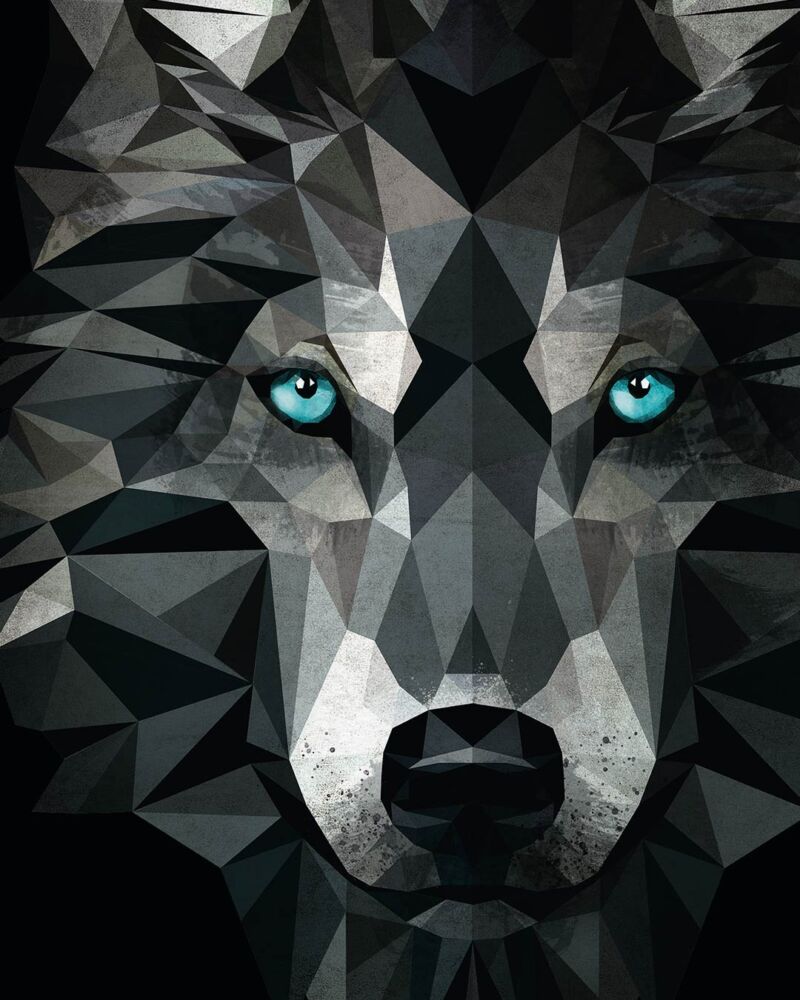 ART PRINT "WOLF" / DARK – Bild 2