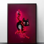 ART PRINT "XMAS CAT" / MEOWY XMAS