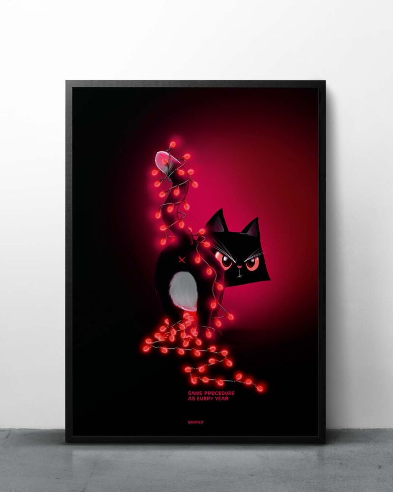 ART PRINT "XMAS CAT" / SAME PROCEDURE – Bild 4