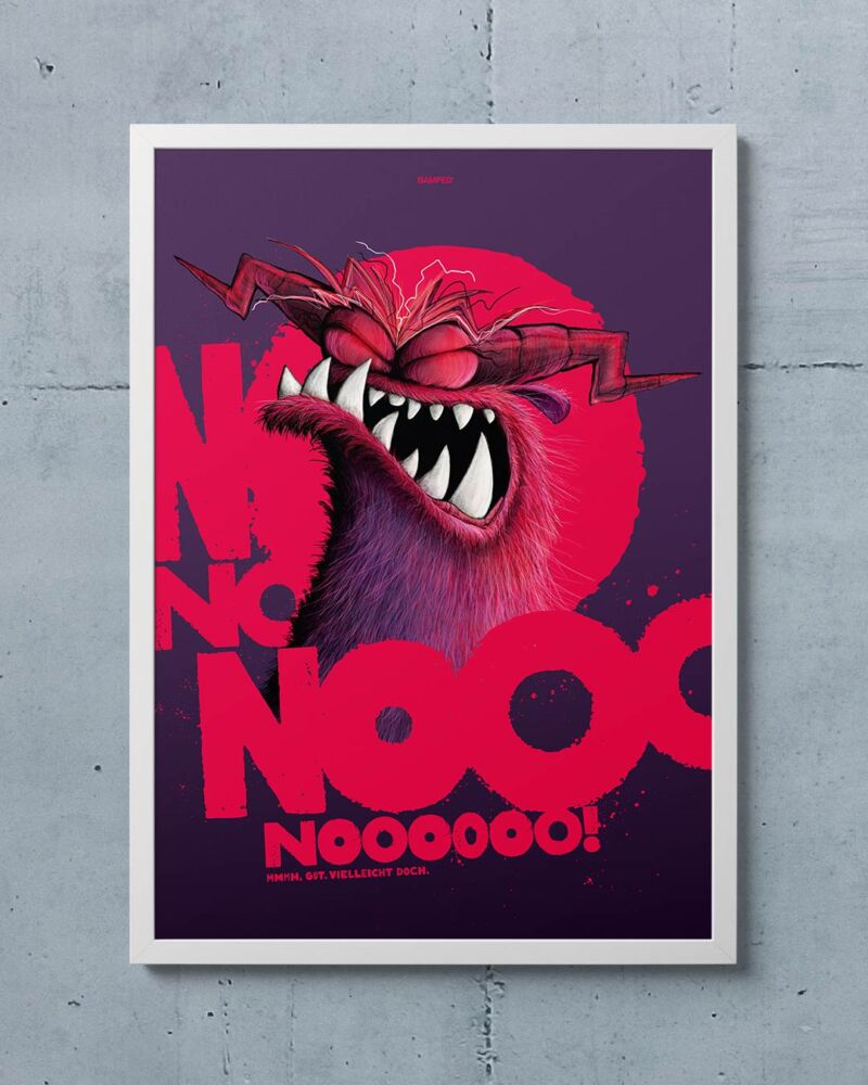 ART PRINT "NO" / MONSTA COLLECTION – Bild 4
