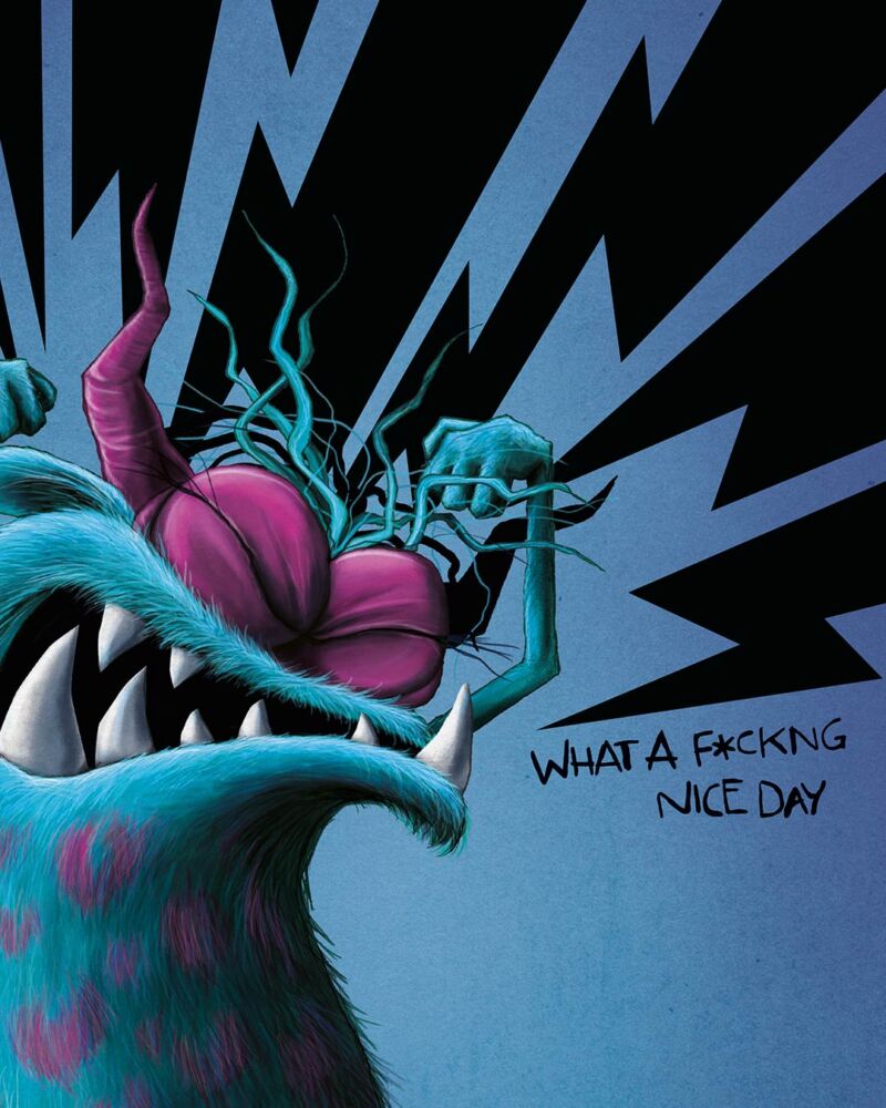 ART PRINT "F*CKING DAY" / MONSTA COLLECTION – Bild 2