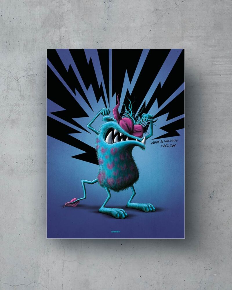 ART PRINT "F*CKING DAY" / MONSTA COLLECTION – Bild 3