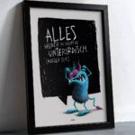 ART PRINT "UNTERIRDISCH" / MONSTA COLLECTION