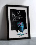 ART PRINT "UNTERIRDISCH" / MONSTA COLLECTION