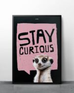 ART PRINT "ERDMÄNNCHEN PICO" / ROSÉ