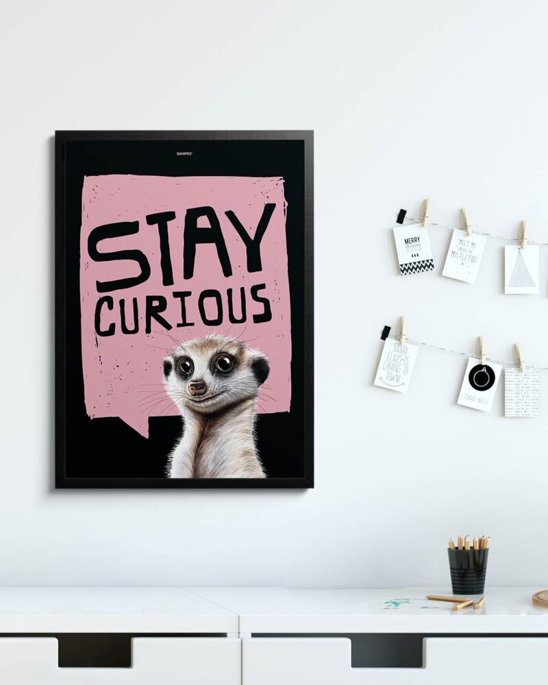 ART PRINT "ERDMÄNNCHEN PICO" / ROSÉ – Bild 3