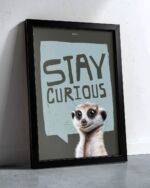 ART PRINT "ERDMÄNNCHEN PICO" / PETROL