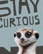 ART PRINT "ERDMÄNNCHEN PICO" / PETROL – Bild 2